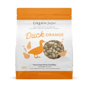 GREEN JUJU FD DUCK ORANGE BITES 7.5OZ
