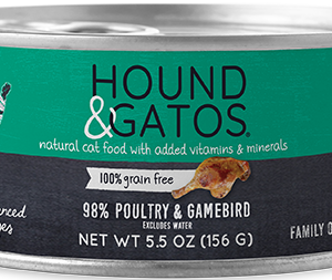 HOUND & GATOS GAMEBIRD CAT CAN 5.5OZ