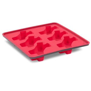 MM FRAMED SILICONE POPSICLE MOLD RED
