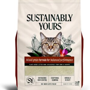 SUSTAINABLY YOURS CAT LITTER MIXED 13LB