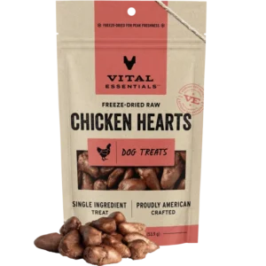 VE DOG FD CHICKEN HEART TREAT 1.9OZ