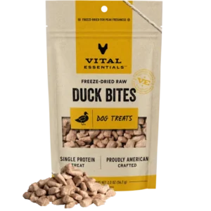 VE DOG FD DUCK BITES TREAT 2OZ