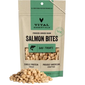 VE DOG FD SALMON BITES TREAT 2.5OZ
