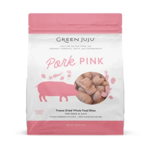 GREEN JUJU FD PORK PINK BITES 3OZ
