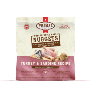 PRIMAL FD TURK/SARD NUGGETS DOG 14OZ