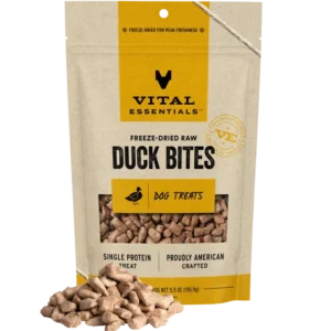 VE DOG FD DUCK BITES TREAT 5.5OZ