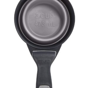 DEXAS KLIP SCOOP 2 CUP GRAY