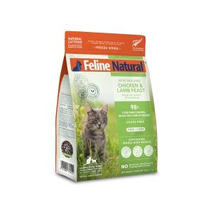 FELINE NATURAL FD CHICKEN/LAMB 320G