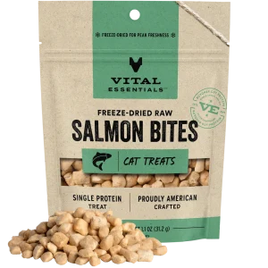 VE CAT FD SALMON BITES TREAT 1.1OZ