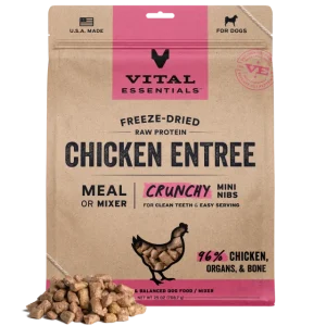 VE DOG FD CHICKEN MINI NIBS 25OZ