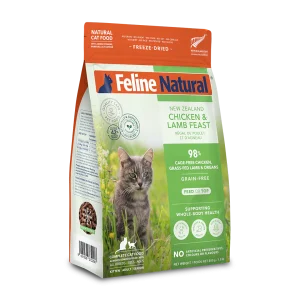 FELINE NATURAL FD CHICKEN/LAMB 800G