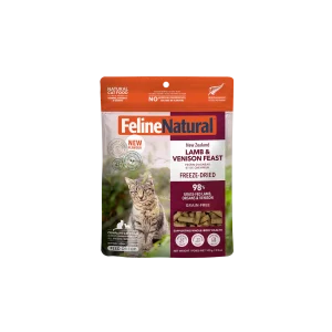 FELINE NATURAL FD LAMB/VENI 100G