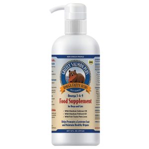 GRIZZLY SALMON PLUS OIL 16OZ